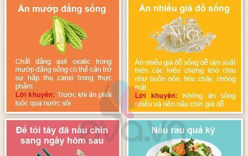 Những sai lầm khi xào, nấu rau xanh